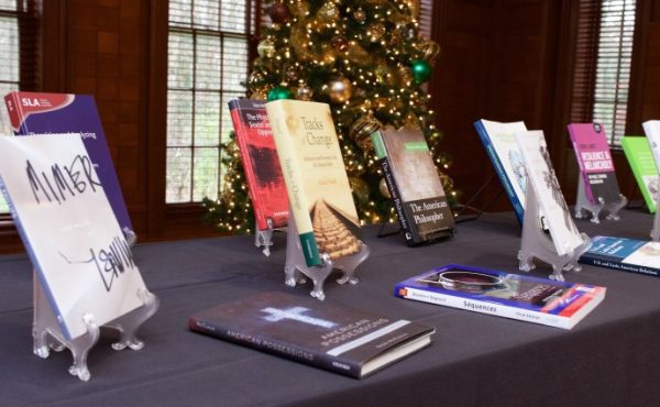 books on table